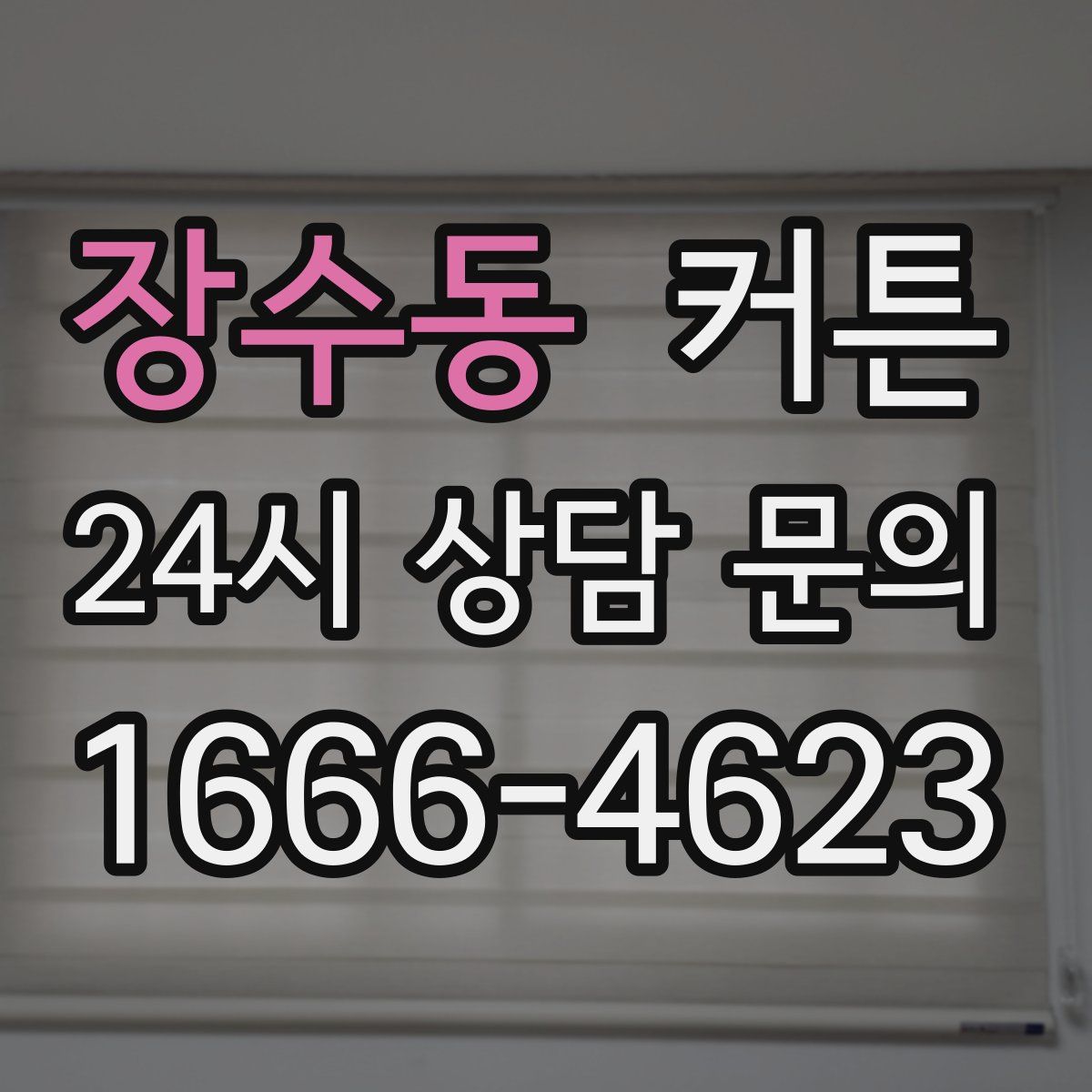장수동 커튼