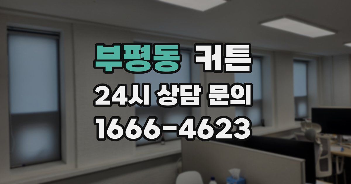부평동 커튼