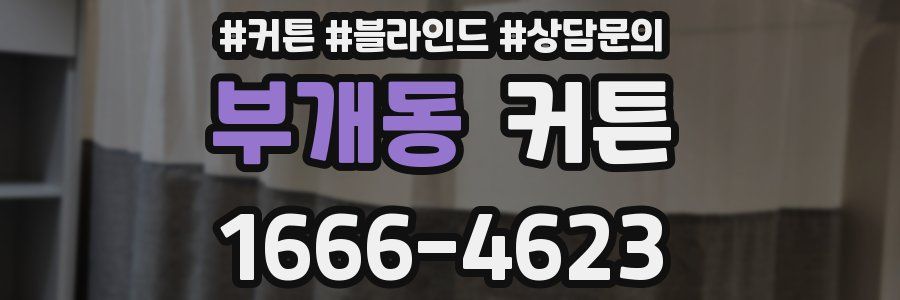 부개동 커튼