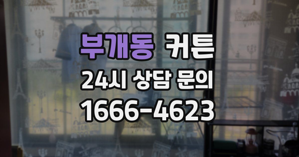 부개동 커튼