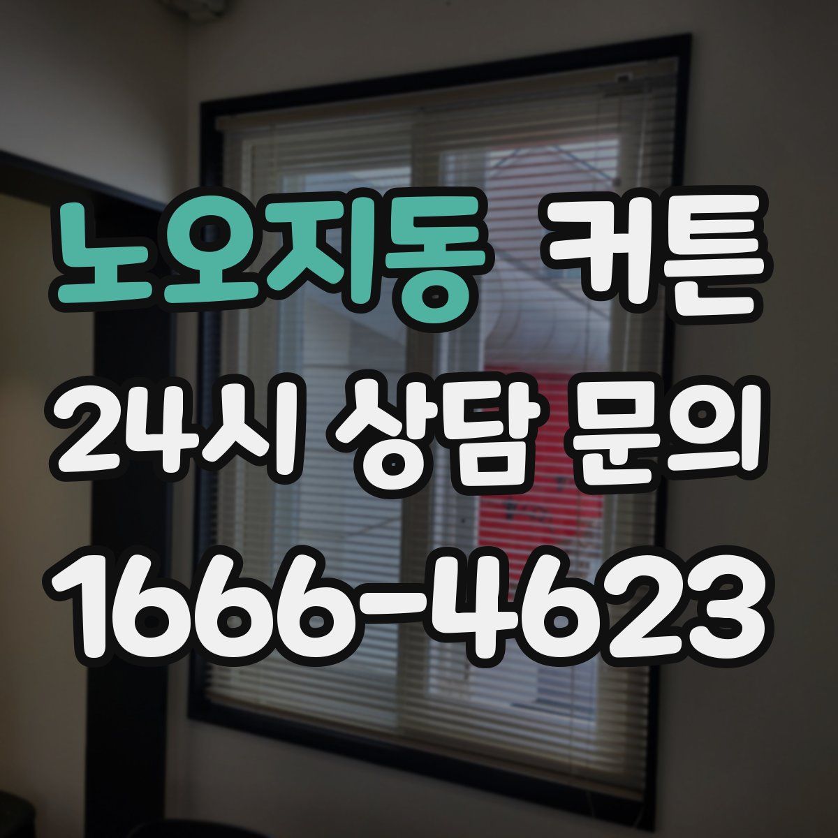 노오지동 커튼