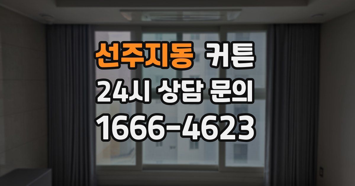 선주지동 커튼