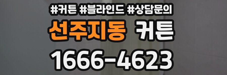 선주지동 커튼