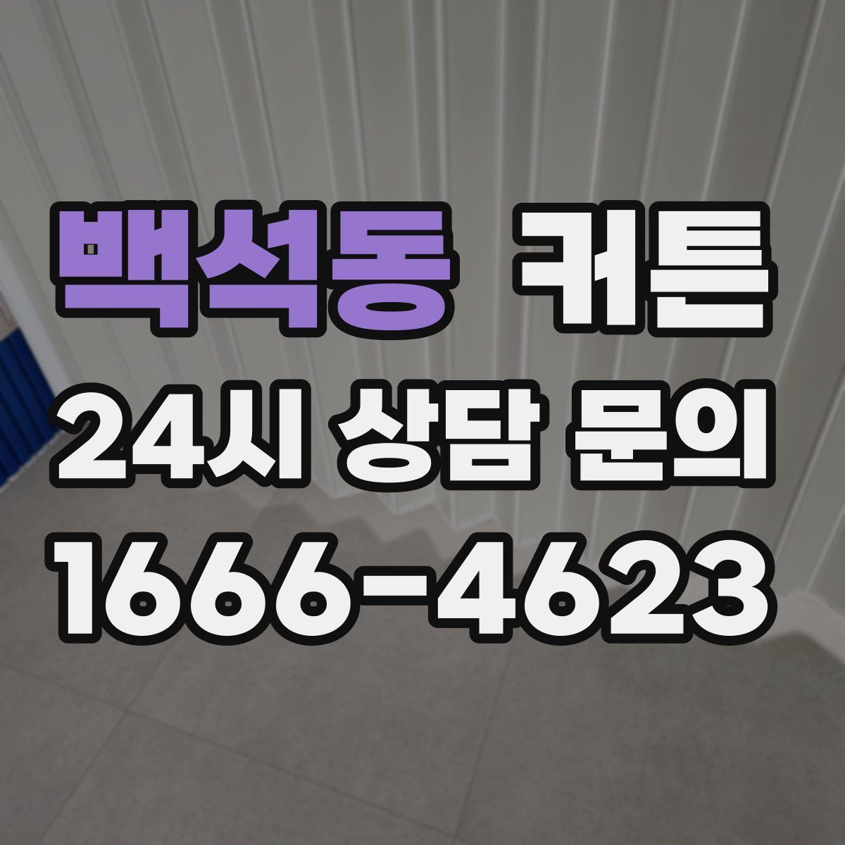 백석동 커튼