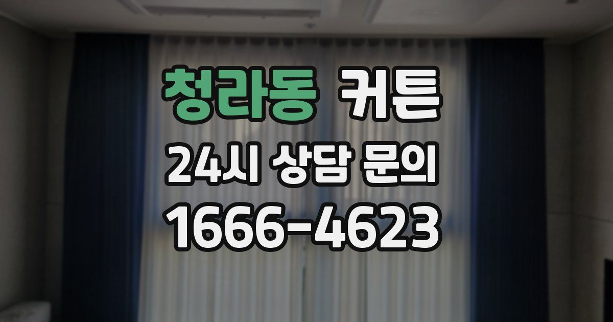 청라동 커튼