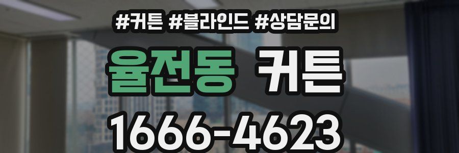 율전동 커튼