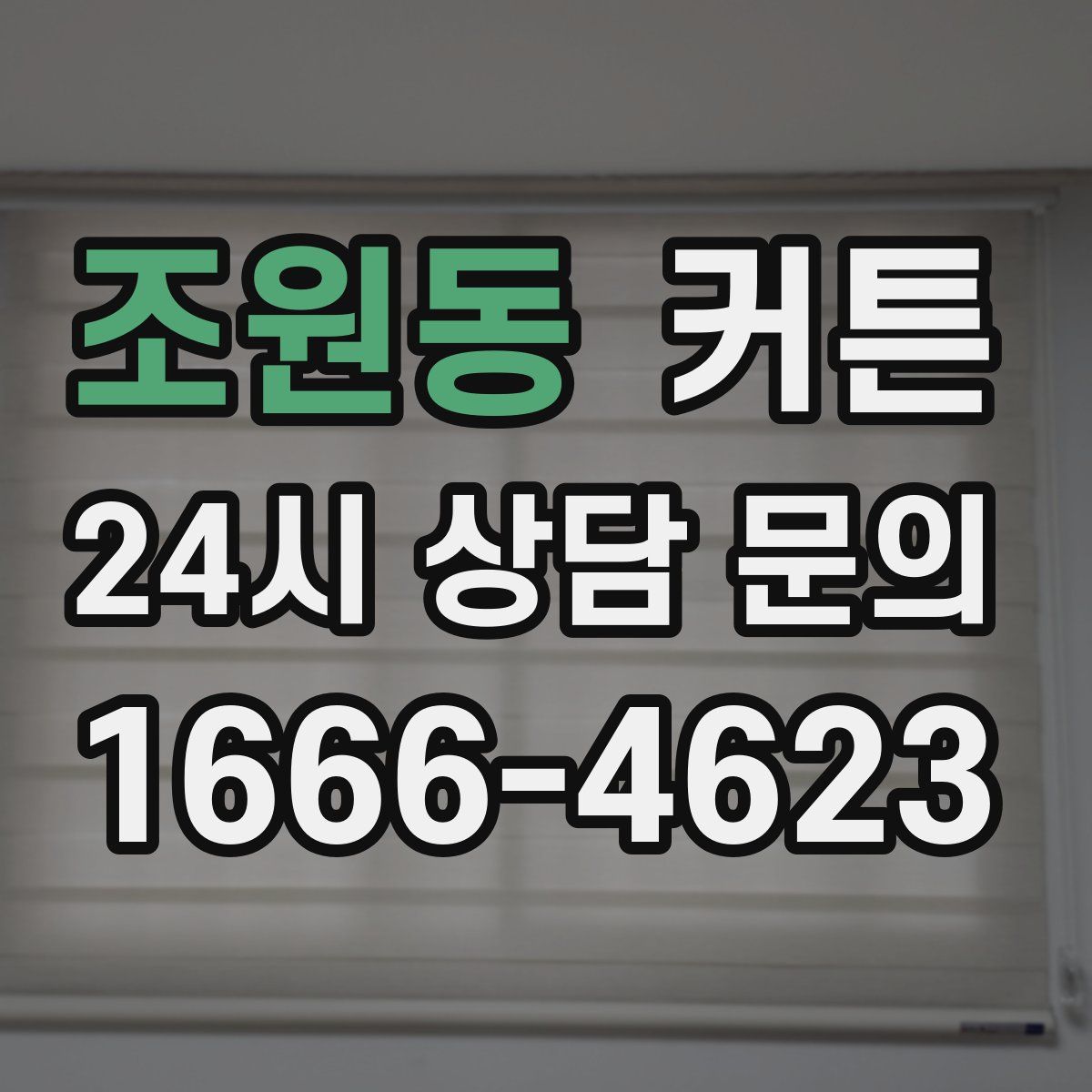 조원동 커튼