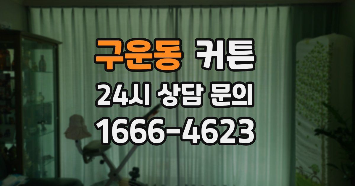 구운동 커튼