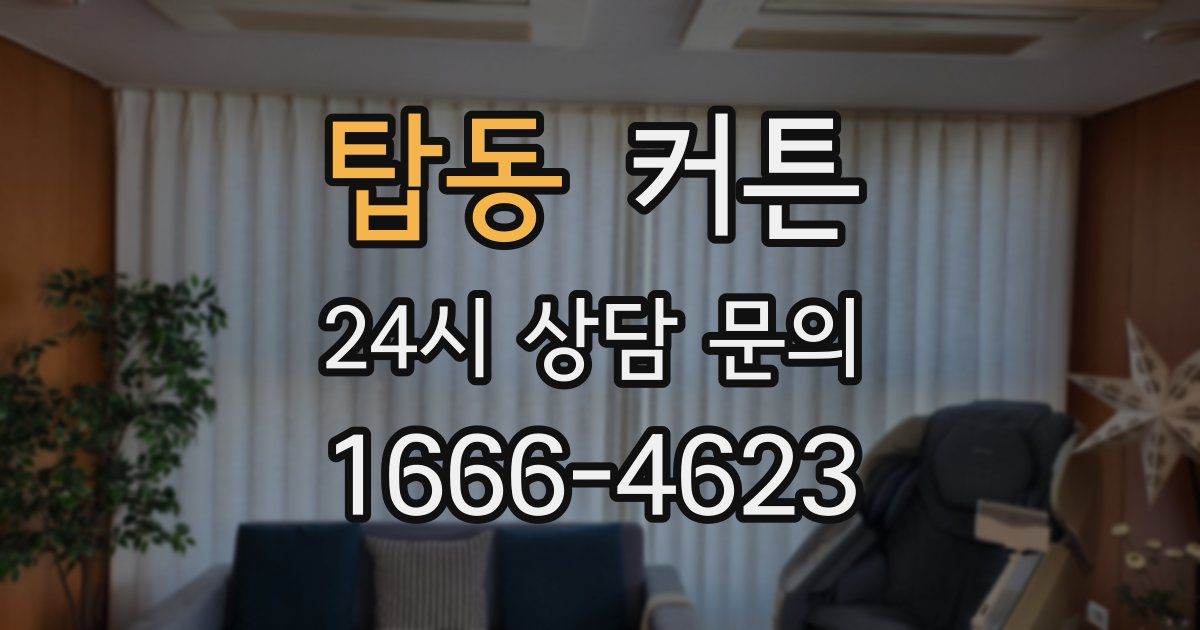 탑동 커튼
