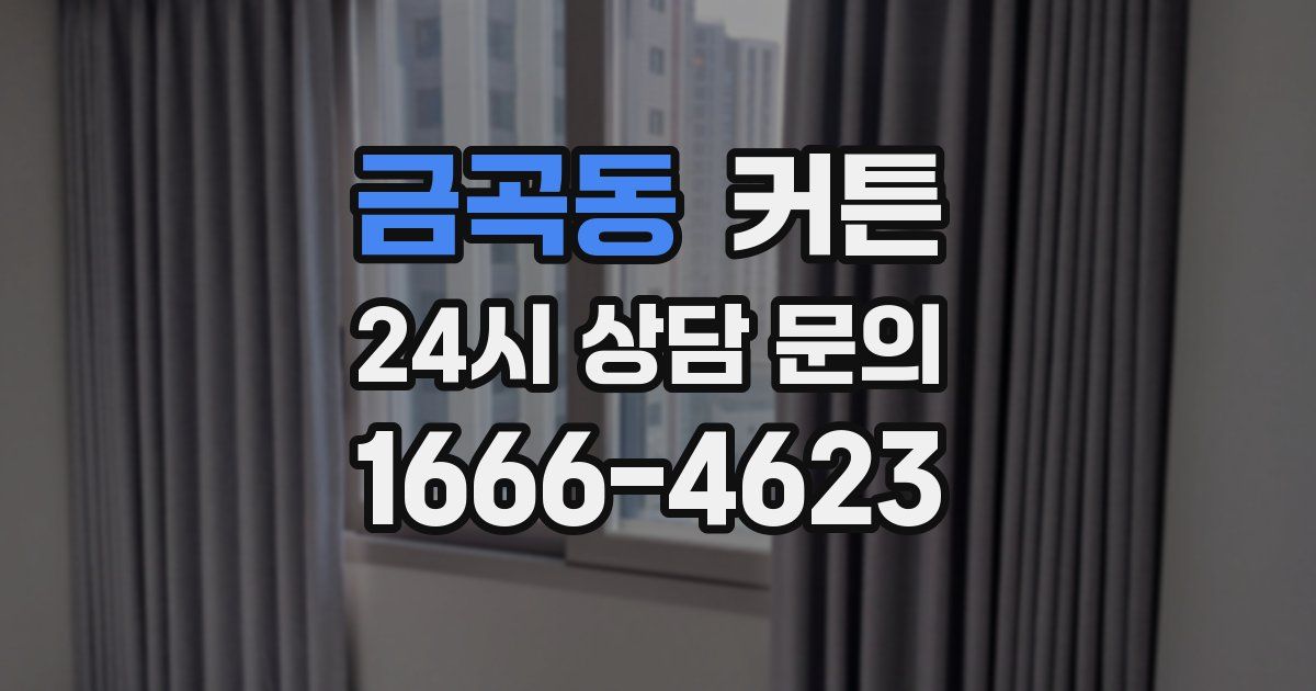 금곡동 커튼