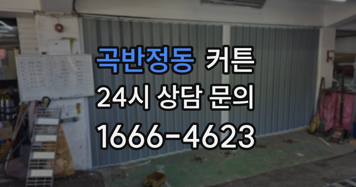 곡반정동 커튼