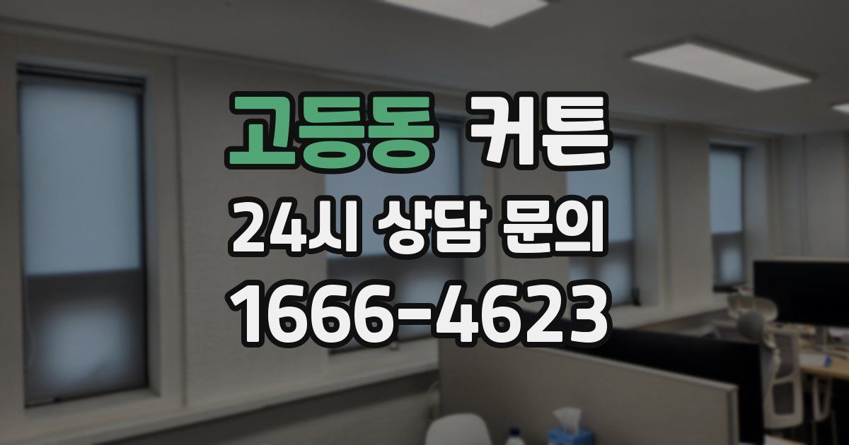 고등동 커튼