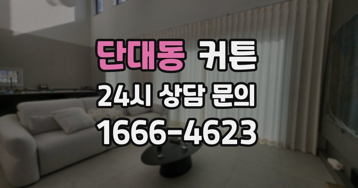 단대동 커튼
