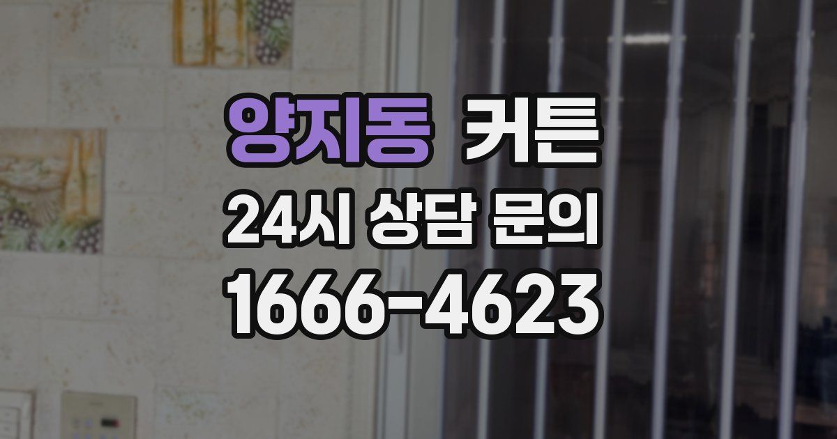 양지동 커튼