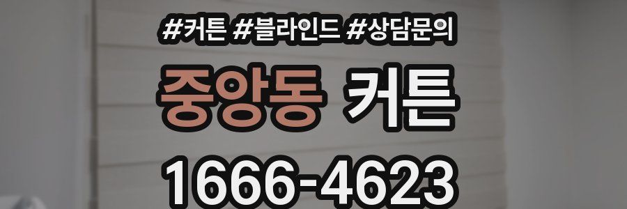 중앙동 커튼
