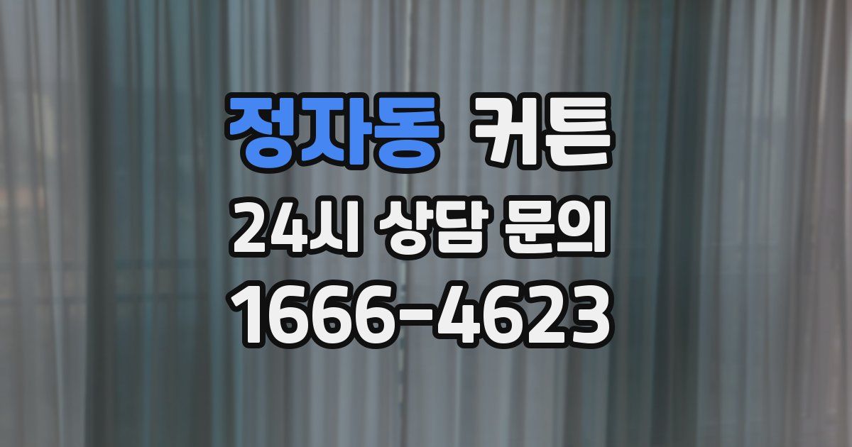 정자동 커튼