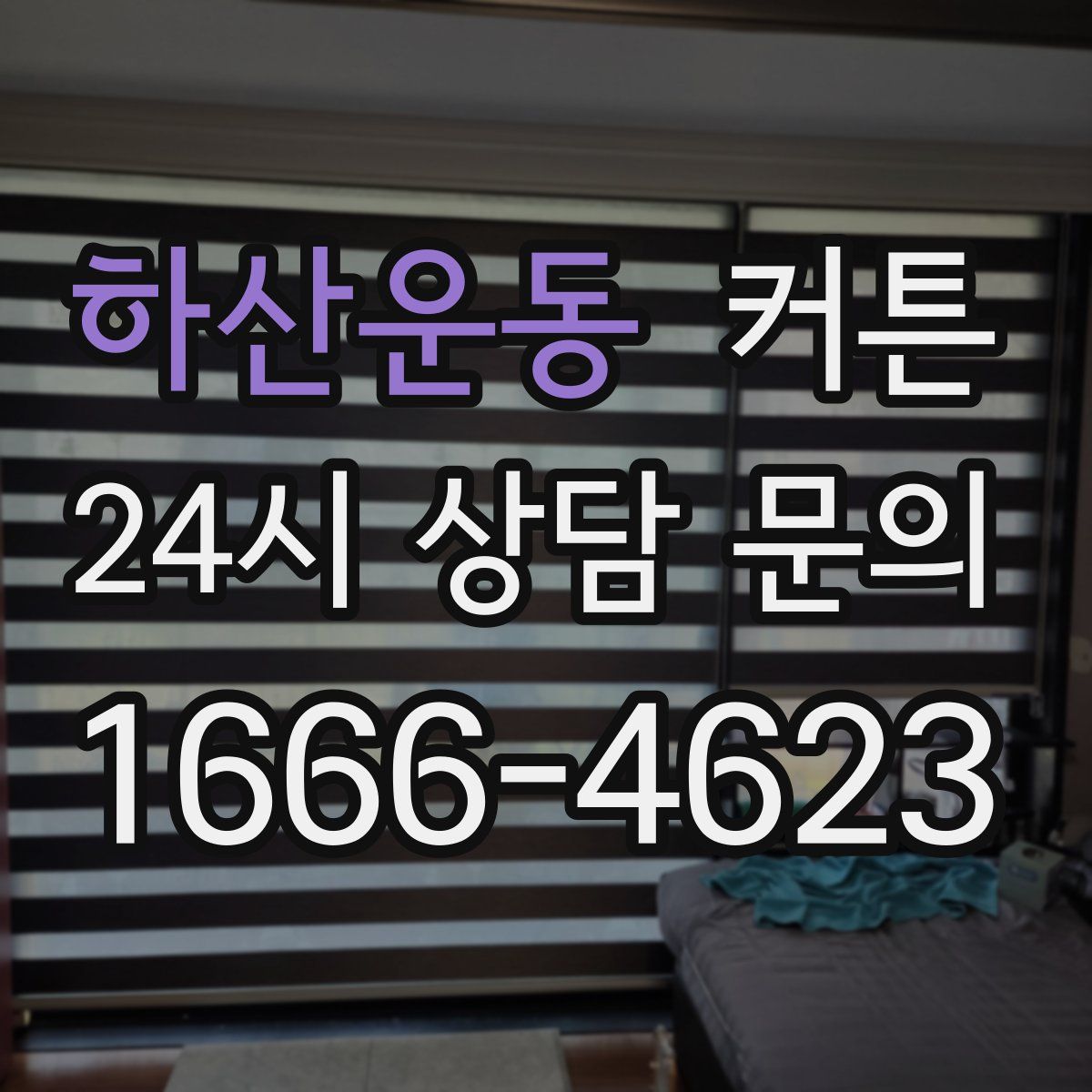 하산운동 커튼