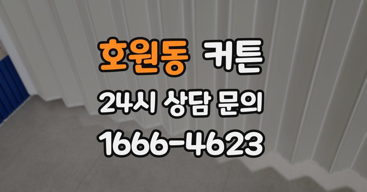호원동 커튼