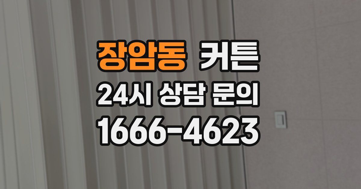 장암동 커튼