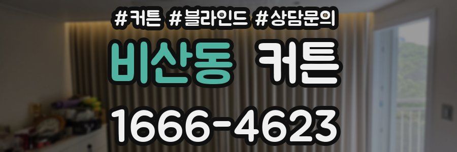 비산동 커튼