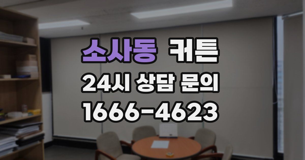 소사동 커튼