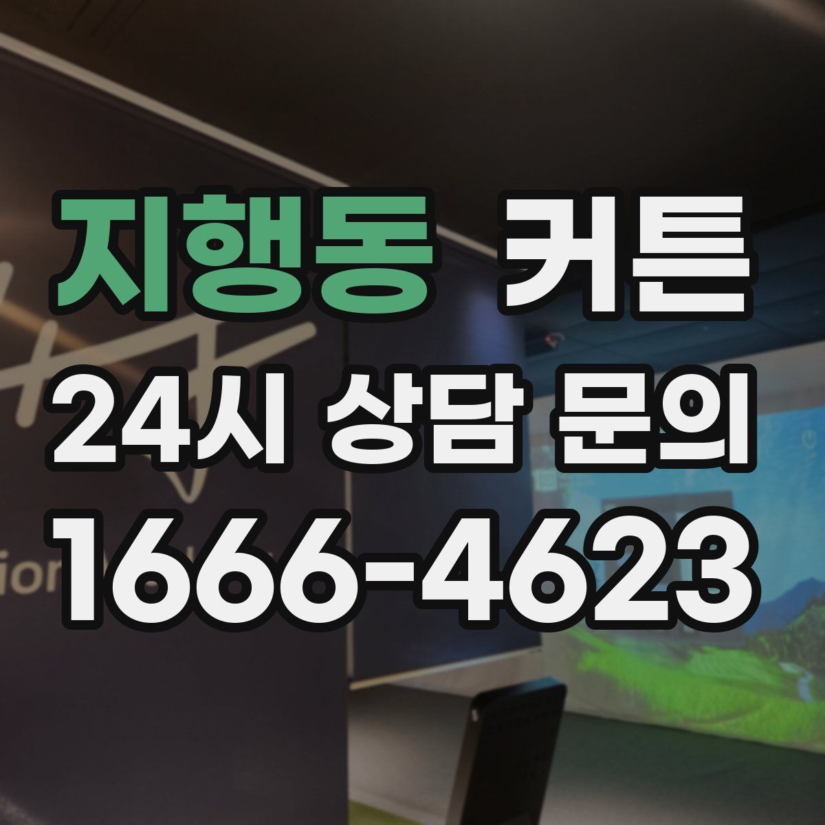 지행동 커튼