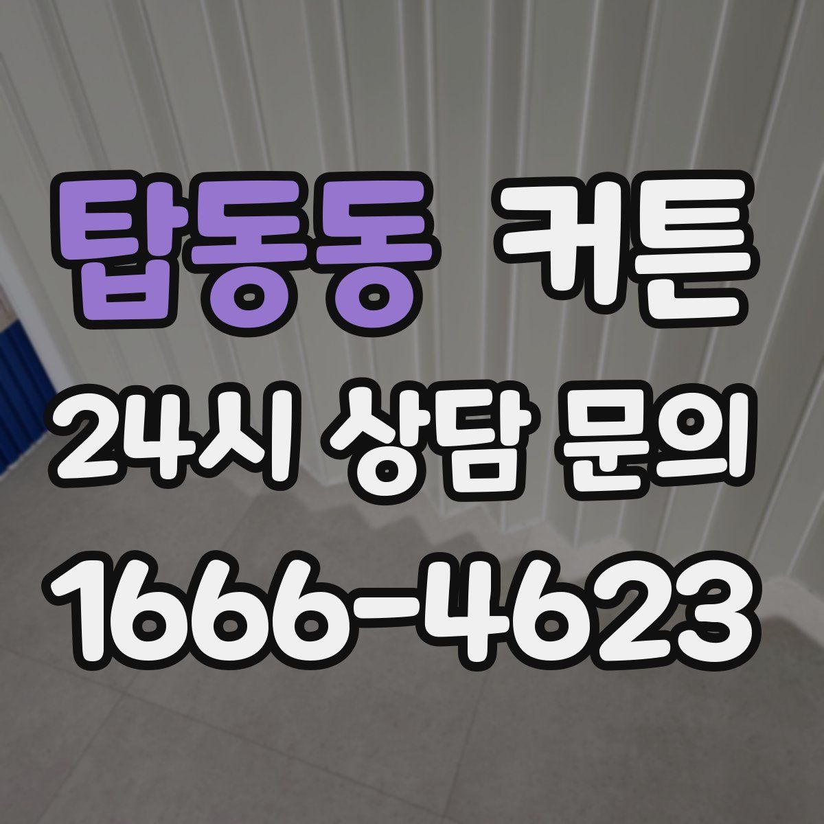 탑동동 커튼