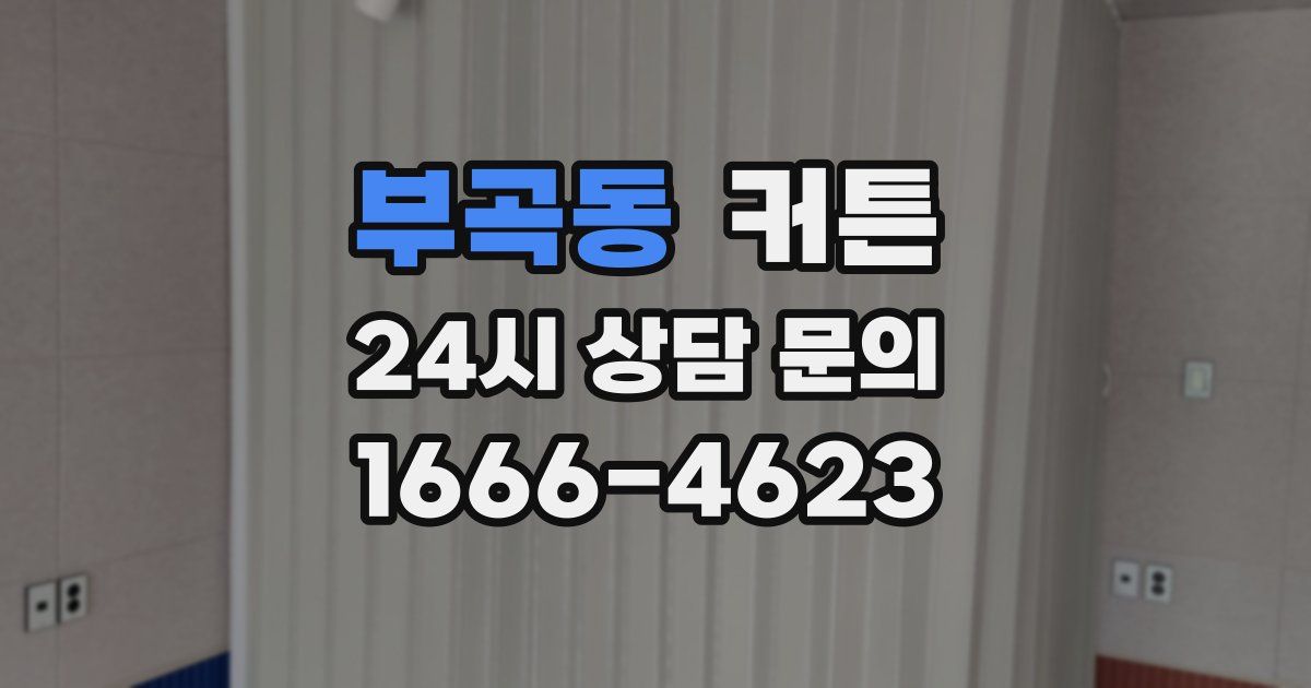 부곡동 커튼