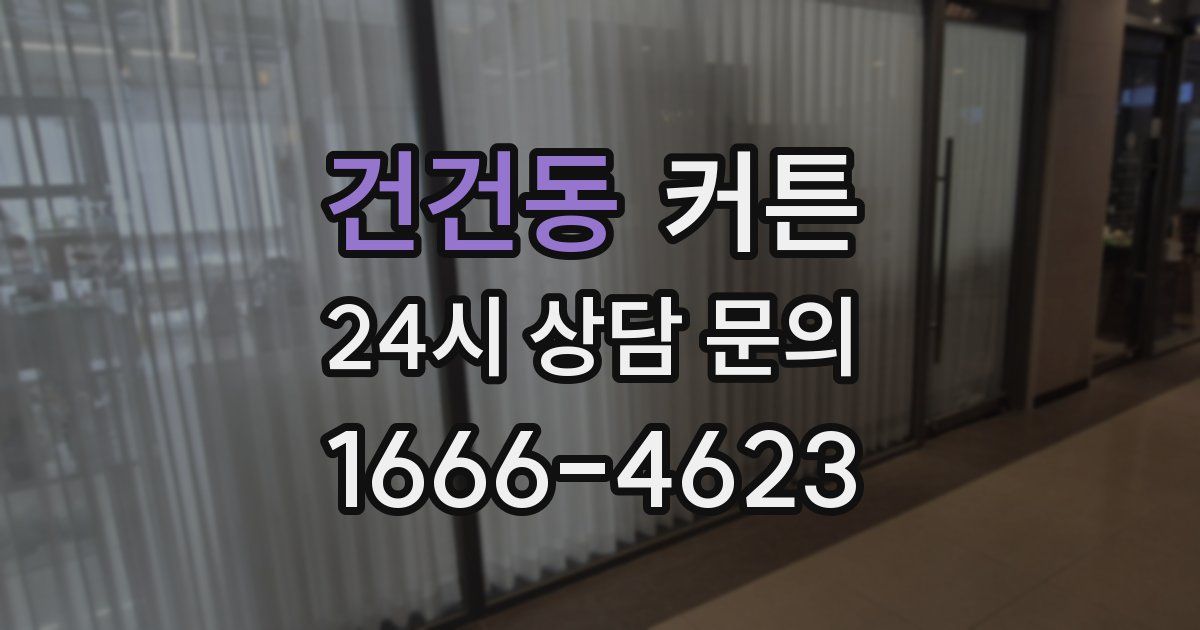 건건동 커튼