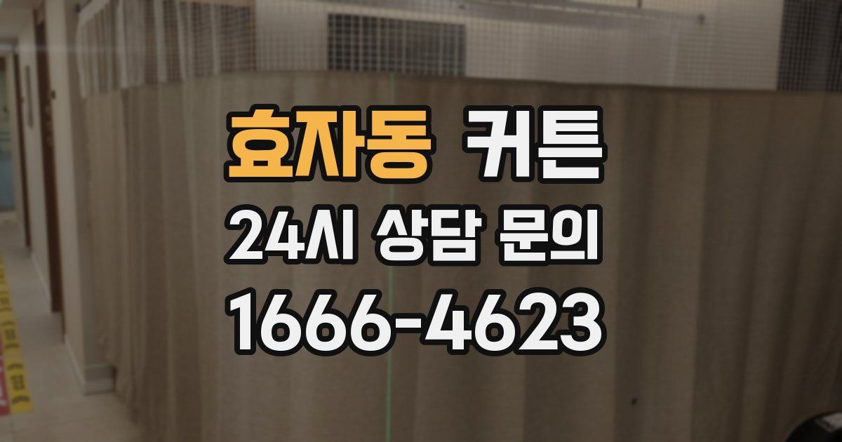 효자동 커튼