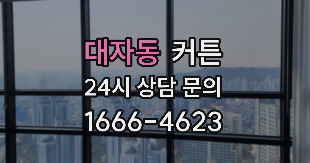 대자동 커튼
