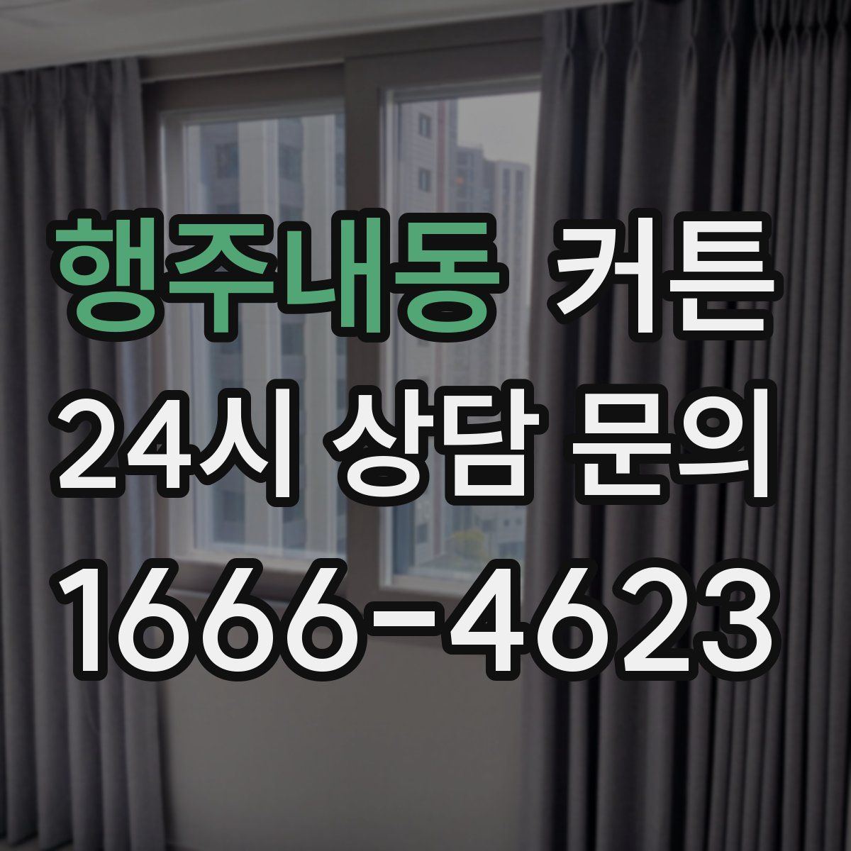 행주내동 커튼