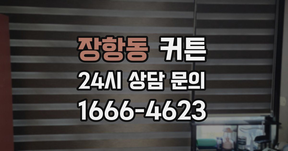 장항동 커튼