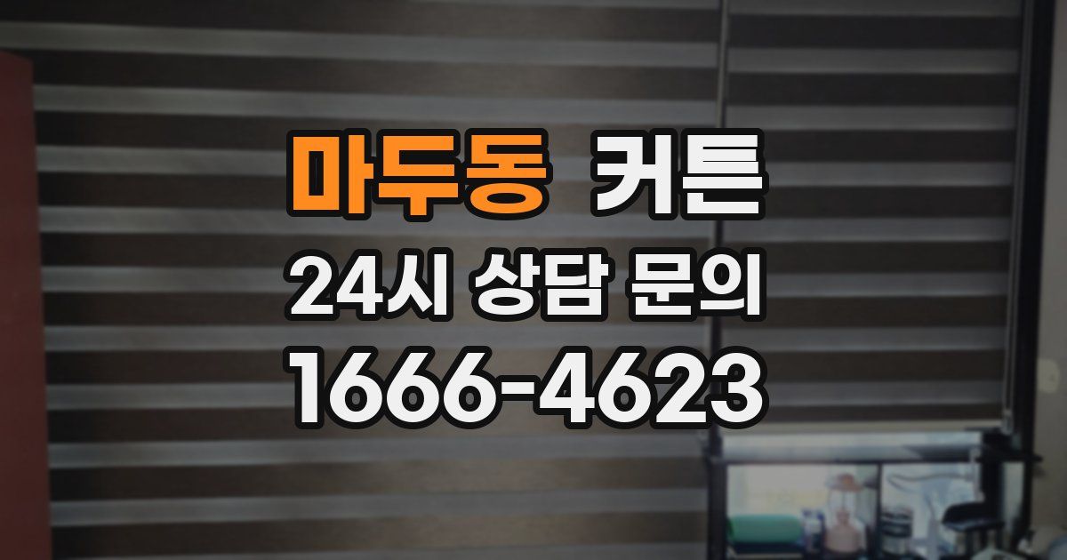 마두동 커튼