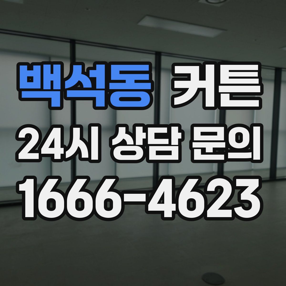 백석동 커튼