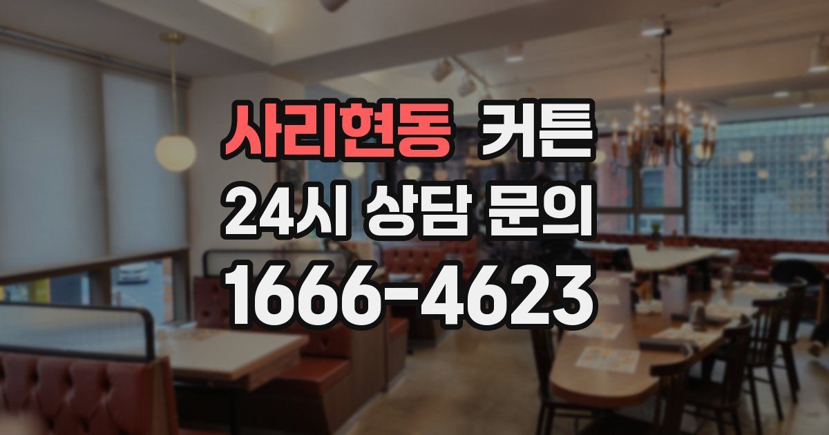 사리현동 커튼