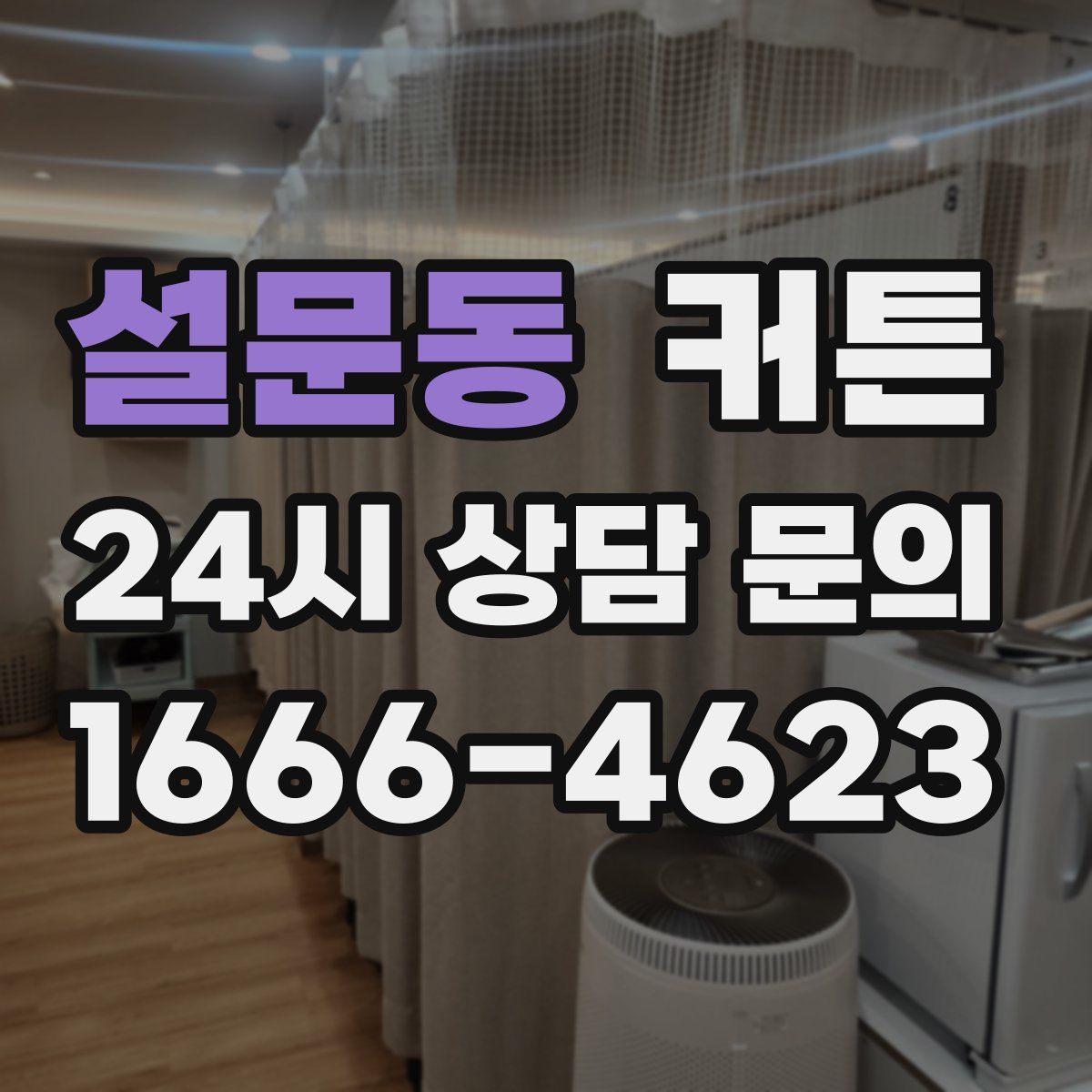 설문동 커튼