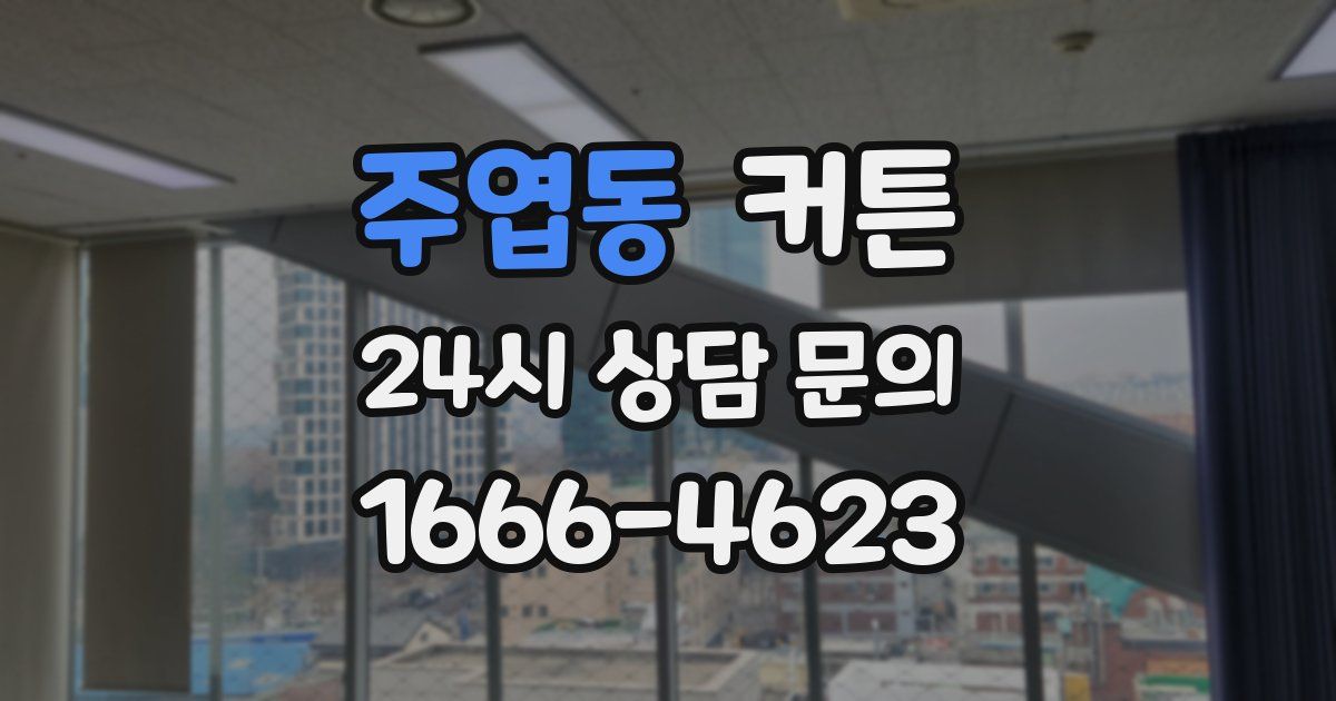 주엽동 커튼