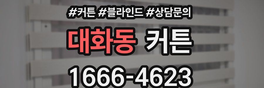 대화동 커튼