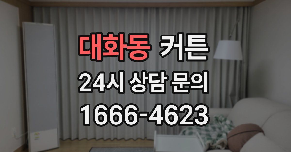 대화동 커튼