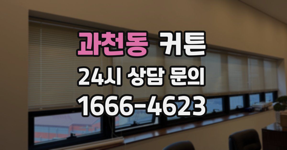 과천동 커튼