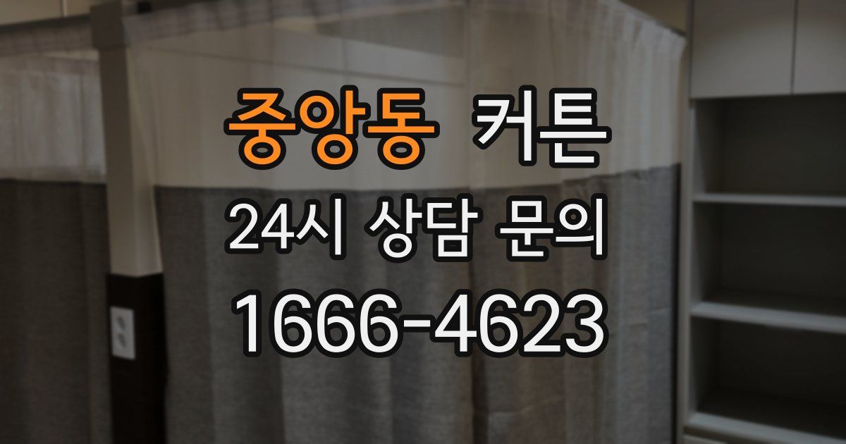 중앙동 커튼