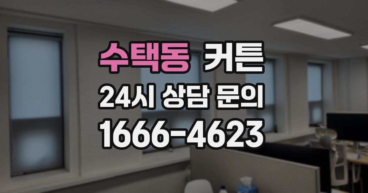 수택동 커튼
