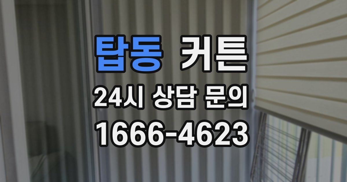 탑동 커튼