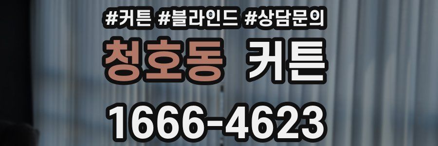 청호동 커튼