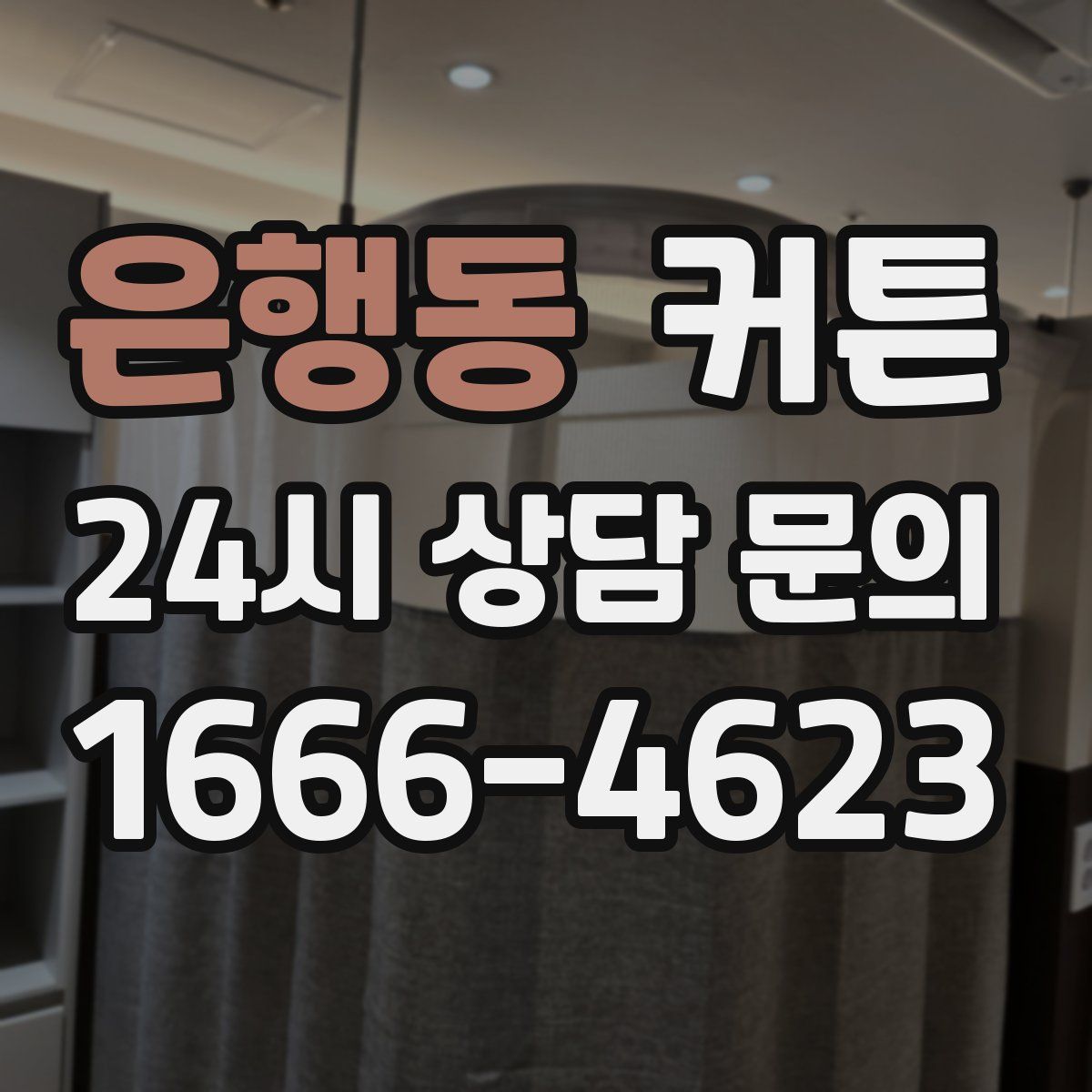 은행동 커튼