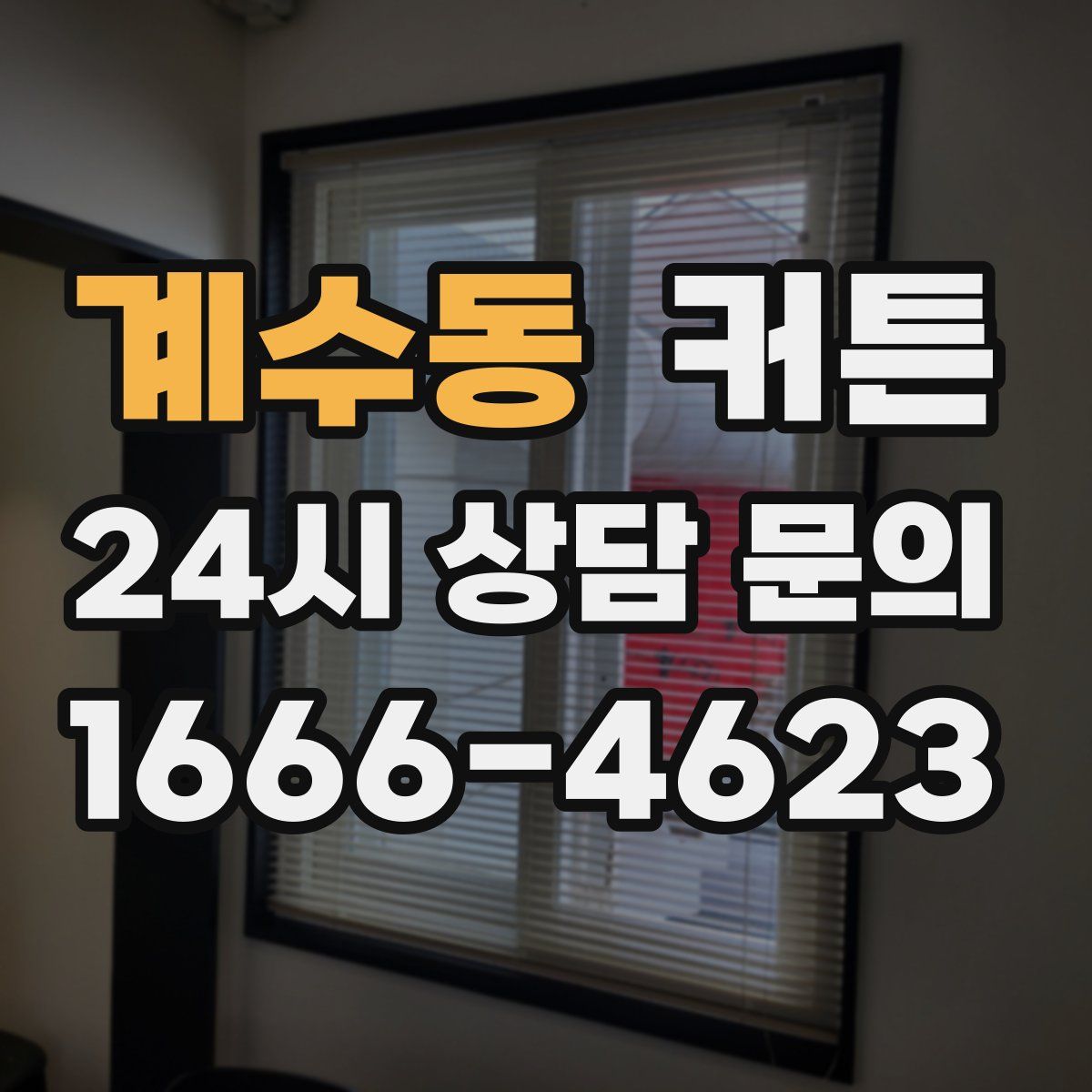 계수동 커튼