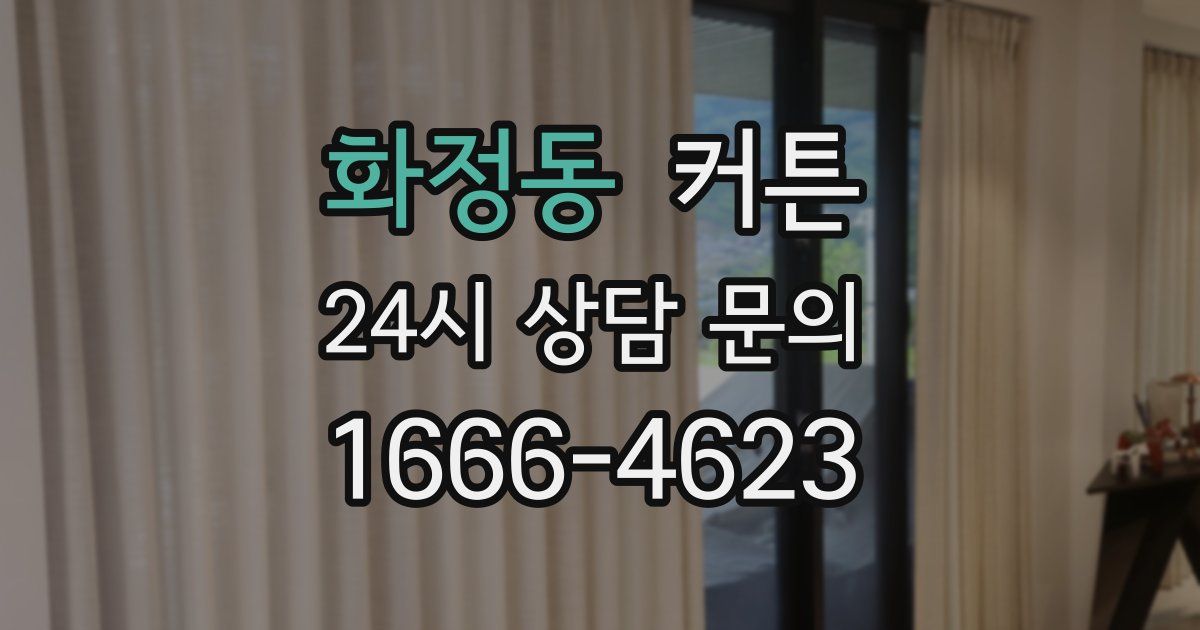 화정동 커튼