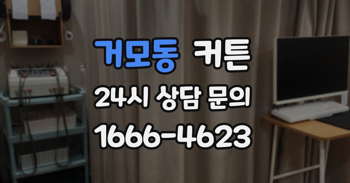 거모동 커튼