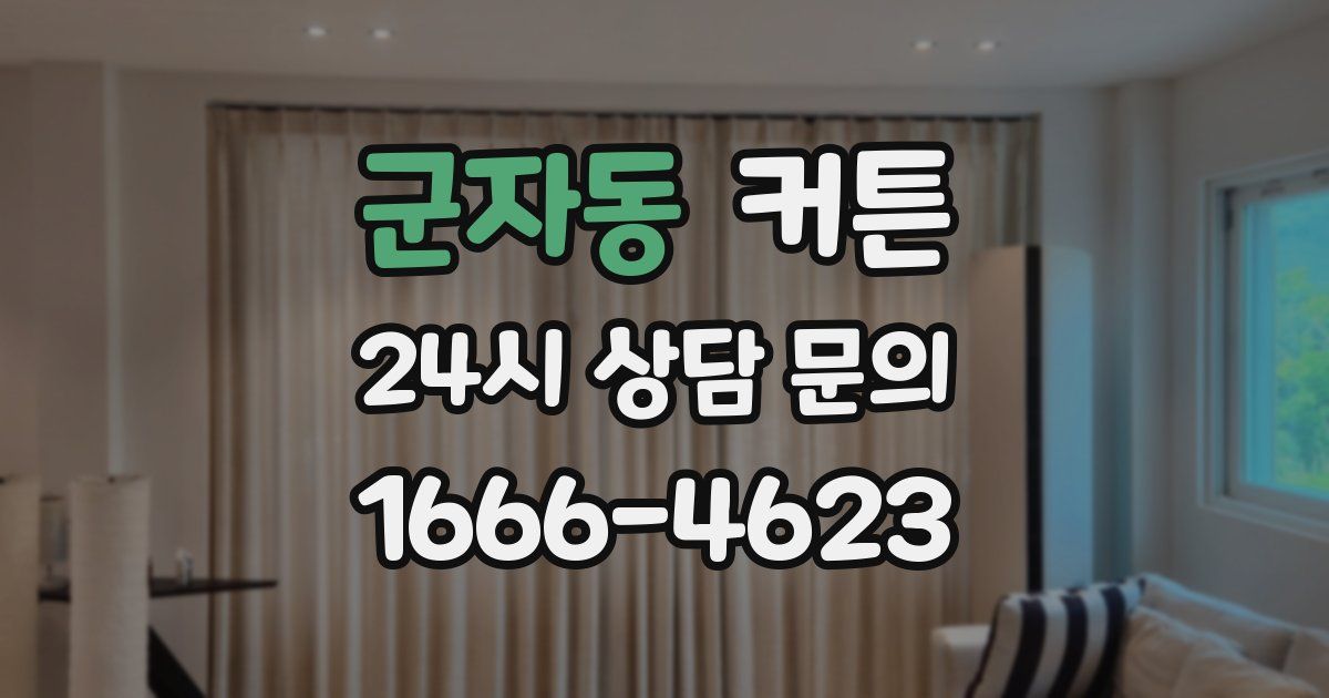 군자동 커튼